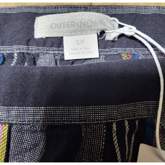 Outerknown Dress Womens Size S Miro Slouchy Sleeve Organic Cotton Multicolor - Picture 4 of 12